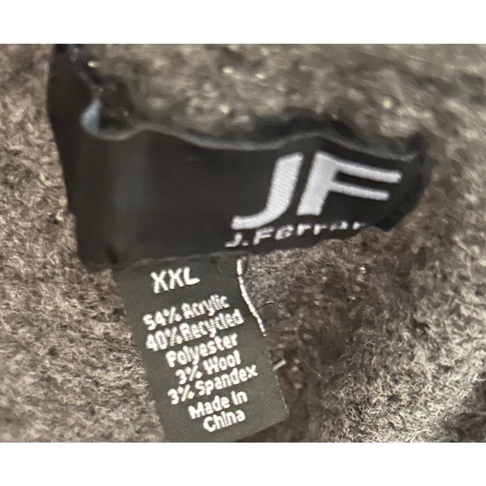 JF J.Ferrar Men's Button-Down Gray Sweater Long Sleeve Size XXL * M1312 - Picture 6 of 8